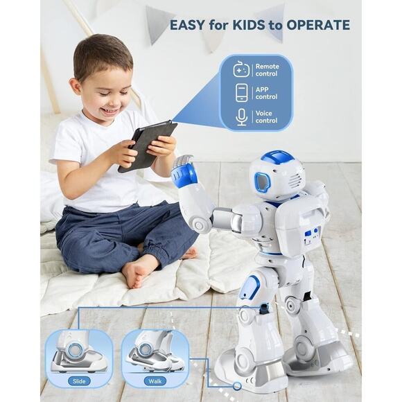 NEW Ruko Robot Carle Smart App Robot 1088 Programmable Remote & Bluetooth App - Picture 5 of 7